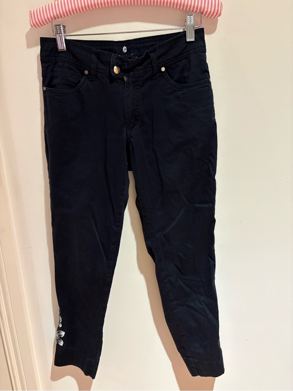 Classic Black Cropped Women's Jeans